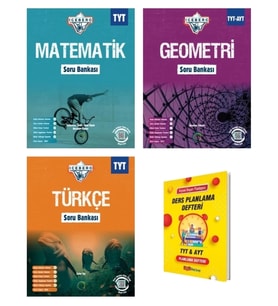 TYT IceBerg Matematik Geometri ve Türkçe Soru Bankası 3lü Set