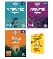TYT IceBerg Matematik Geometri ve Türkçe Soru Bankası 3lü Set