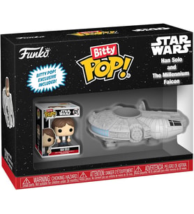Funko Pop! Bitty Ride: Star Wars - Millenium Falcon Ile Han Solo (Krem)