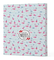 Flamingo 4 - Yan Boyamalı Çizgili Defter