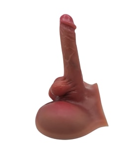 Gerçekçi Yarım Vücut Dildo Mastürbatör 19 CM