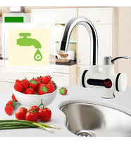 Elektrikli Ani Su Isıtıcı Musluk Termal Ani Su Isıtıcı Musluk+ÇELİK SİPREL BAŞLIK HEDİYELİ.(LAVOBA)