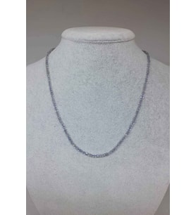 Labradorit Taşı Küp Şekilli 2.5mm Kolye (SABİT KLİPSLİ)