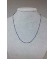 Labradorit Taşı Küp Şekilli 2.5mm Kolye (SABİT KLİPSLİ)