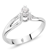 Romeo Pırlanta 0.20 Ct Tektaş Yüzük RM-10028 (Çok Renkli)