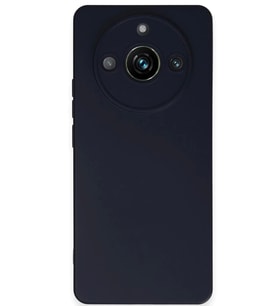 Newface Realme 11 Pro Kılıf Nano içi Kadife Silikon - Lacivert