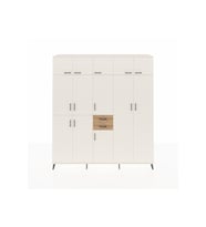 Hyperion Dolap 10 Raflı 2 Çekmeceli 3 Askılı 220x44x243 Aytaşı-Aytaşı/Çam