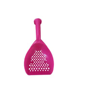 Jumbo Kedi Kumu Küreği 04804  30 cm Güçlendirilmiş Sert Plastik Elek (6 Renk) (Mor)