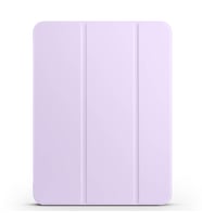 Apple iPad Pro 11 2025 M5 Uyumlu Zore Smart Cover Kalem Bölmeli Standlı 1-1 Kılıf (Lila)