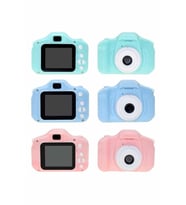 Çocuklara Özel Fotoğraf Ve Video Çeken Mini Çok Renkli Fotoğraf Makinesi