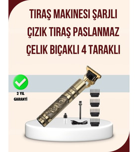 Titreşim Motorlu Erkek Saç ve Sakal Düzeltici