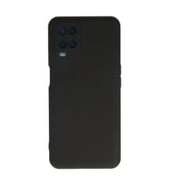 Oppo A54 4g Kılıf Nano İçi Kadife Silikon - Siyah