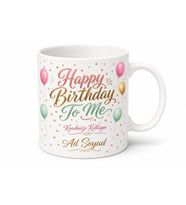 Happy Birthday To Me Yazılı Doğum Günü Hediye Kupası Bardak Hediyelik Kupa