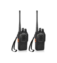 Baofeng 2 Adet 16ch Fm Uhf 400-470mhz Siyah Telsiz Set Takım