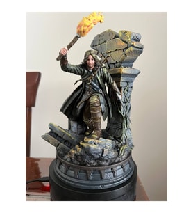 Aragorn Ölüler Yolu'nda Yüzüklerin Efendisi Lotr 20 Cm Boyalı Figür (büyük Boy)
