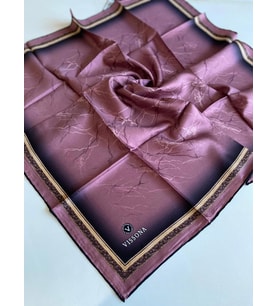 Vissona Tivil İpek Eşarp 60307-0020 Pembe Karışık Desen