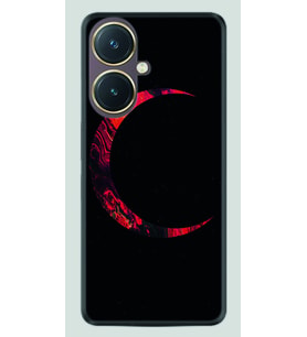 Vivo Y27 Kılıf Silikon Desen Özel Seri Red Moons 1747