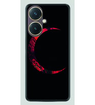 Vivo Y27 Kılıf Silikon Desen Özel Seri Red Moons 1747