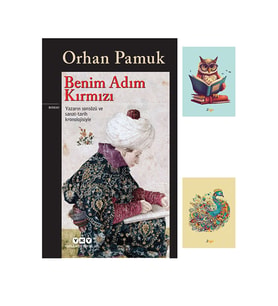 Benim Adım Kırmızı - Orhan Pamuk 9789750825927 - Not Defterli Seti (Renksiz)