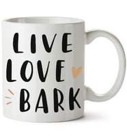 Köpek Baskılı Porselen Kupa Bardak