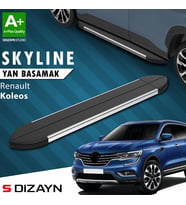 S-Dizayn Renault Koleos 2 Skyline Krom Yan Basamak 163 Cm 2016 Üzeri A+ Kalite