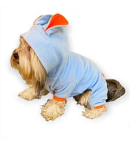 Bon Bunny Blue Kulaklı Köpek Tulumu Kıyafeti