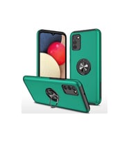Galaxy A02S Kılıf Elit Yüzüklü Kapak - Yeşil