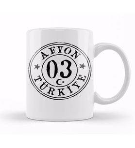 03 Afyon Kupa Bardak Porselen