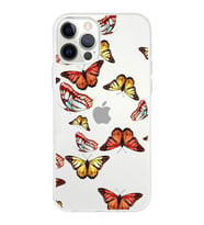 PrintiFy Apple  iPhone 12 Pro Max ile Uyumlu 1mm Slim Fit Water Color 2 Baskılı Şeffaf  Kılıf