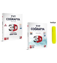 3D Yayınları Tyt Video Destekli Coğrafya Defter ve Soru Bankası Seti