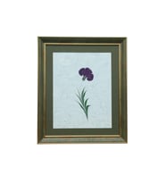 e38 EL İŞÇİLİĞİ KARANFİL EBRU TABLO 50x43  cm - 6229