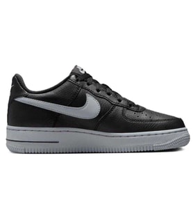 Nike Air Force 1 AF1 Leather Unisex Black Sneaker Hakiki Deri Günlük Spor Ayakkabı Siyah