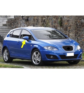 Seat Leon 2010-2011-2012 Sağ Dış Dikiz Aynası Kapağı 6J0857538D
