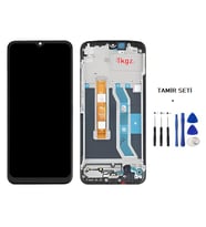 Tkgz - Oppo Realme C55 Uyumlu Lcd Ekran Dokunmatik Servis ÇITALI + TAMİR SETİ