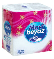 Mavi Beyaz Peçete 100 Adet (30*30cm)