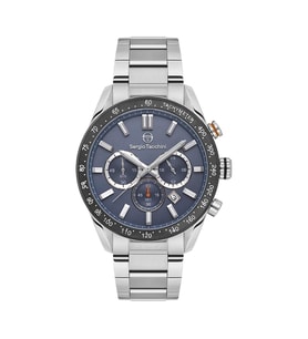 Sergio Tacchini ST.1.10442-4 Suya Dayanıklı Tachymeter Fonksiyonlar Aktif Metalik Renk Erkek Kol Saati
