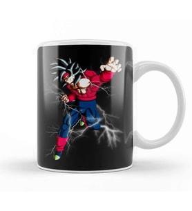 Super Sayain 4 Bardock Kupa Bardak Porselen