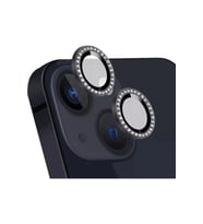 İphone 14 ve 14 Plus Siyah Uyumlu Taşlı Kamera Lens Koruyucu Cam