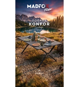 Madfox Foldex Katlanabilir Alüminyum Kamp Masası (6 Kişilik)