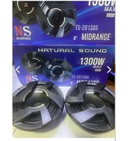 NS AUDIO 20cm 1300W FULLRANGE MİDRANGE HOPARLÖR DUAL CONE NATURAL SOUND