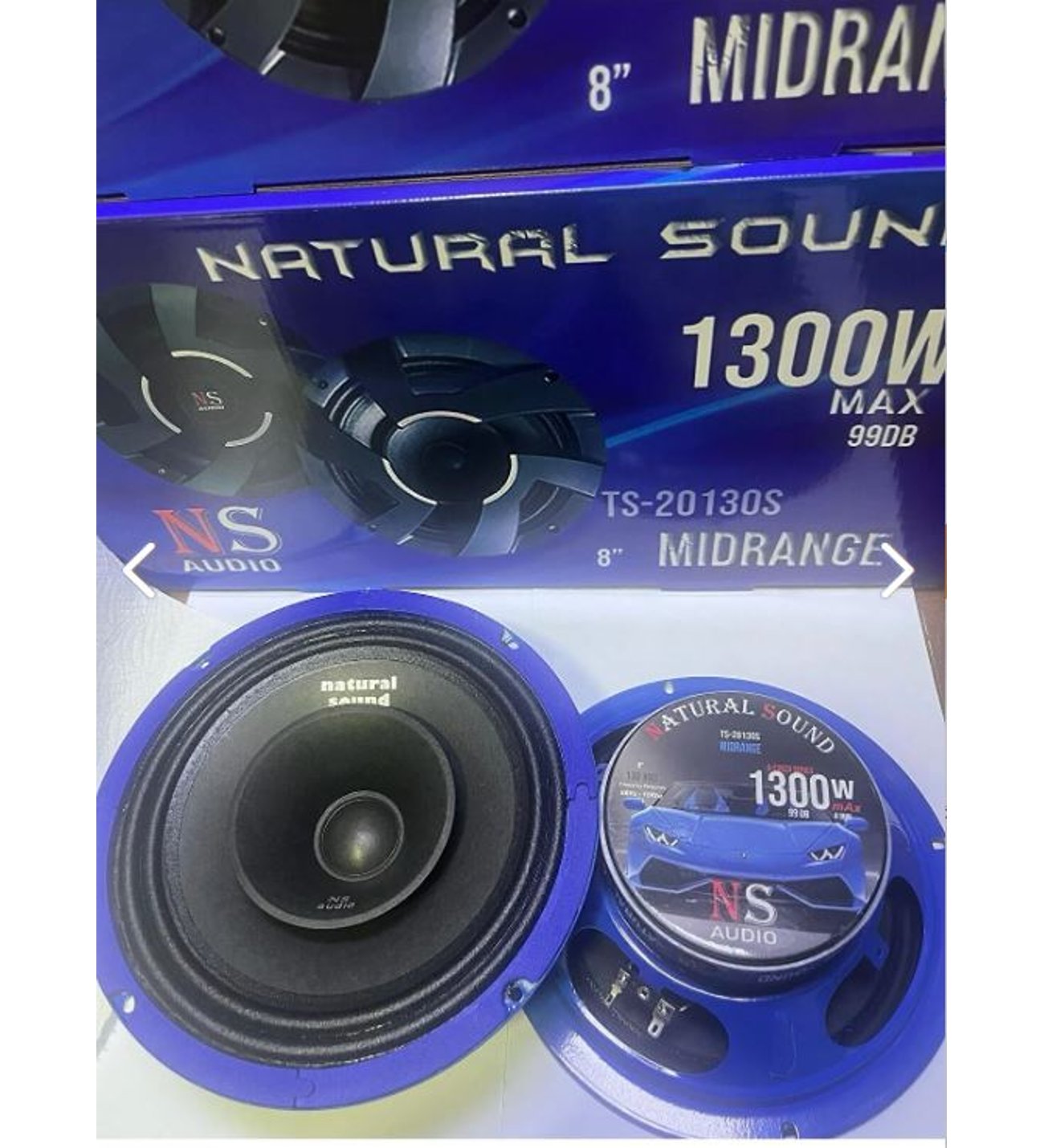 NS AUDIO 20cm 1300W FULLRANGE MİDRANGE HOPARLÖR DUAL CONE NATURAL