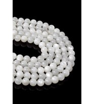 8 MM Ay Taşı Dizi A (Beyaz)