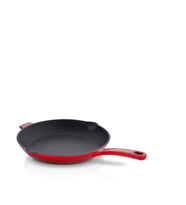 Korkmaz Casta Yuvarlak Grill Döküm Tava Kırmızı 20x20 cm A2935-1