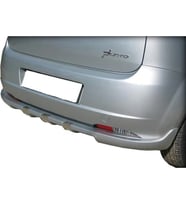 Fiat Punto Uyumlu Evo Arka Tampon Altı Kromlu Fiber 2010 Ve Sonrası