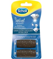Lexroo Scholl Scholl Velvet Smooth Express Pedi Crystal Diamonds ekstra soyma taneciği 2 yedek rulo