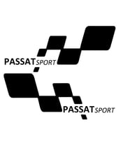 passat sport Etiket Yapıştırma 30cmx11cm MMD270