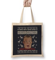Home Alone Kevin Christmas Knit Bez Çanta Uzun Saplı