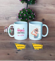 Anaokulu Öğretmeni Kupa Bardak Beyaz Fotoğraflı Öğretmenler Günü Hediyesi