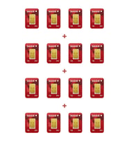 Nadir Gold 24 Ayar 16 Gram Külçe Altın (16 Adet 1 Gram Külçe Altın )
