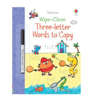 Wipe-Clean:Three-letter Words to Copy Usborne Publishing